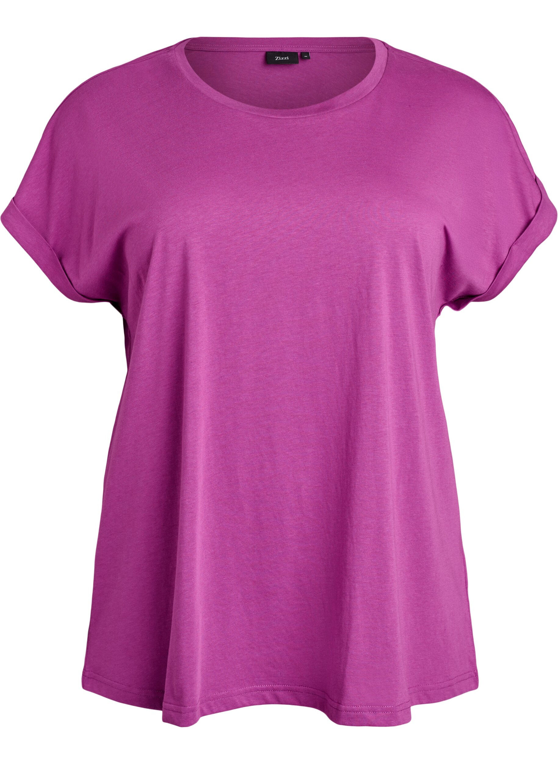 T-shirt &agrave; manches courtes en m&eacute;lange de coton