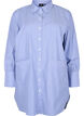 Chemise rayée ample en coton, Baja Blue Stripe, Packshot image number 0