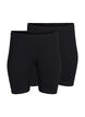 Lot de 2 shorts cyclistes, Noir, Packshot image number 0