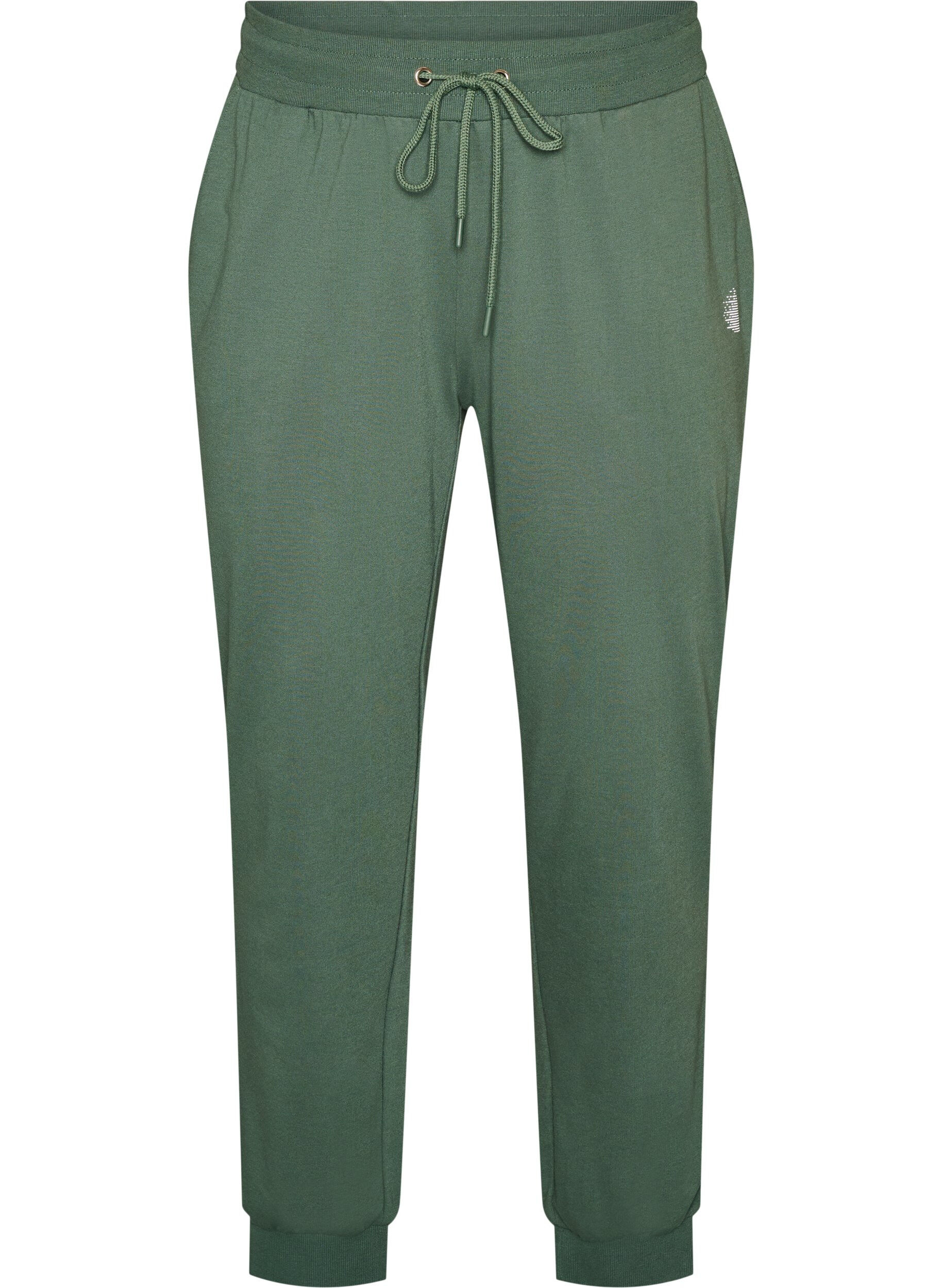 ZizziPantalon de sport ample avec des poches, Vert, Packshot image number 0