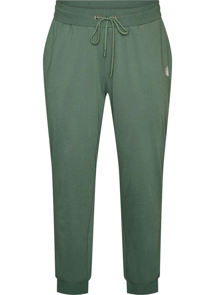 Pantalon de sport ample avec des poches, Vert, Packshot image number 0