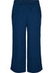 Pantalon de pyjama ample en mousseline de coton, Bleu, Packshot image number 0