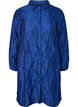 Chemise longue en jacquard, Mazarine Blue, Packshot image number 0