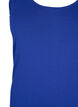 Top basique de couleur unie en coton, Bleu, Packshot image number 2