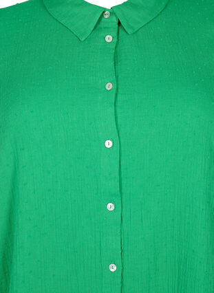 Robes en coton à manches courtes, Bright Green, Packshot image number 2