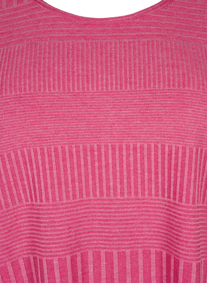 Blouse avec manches 3/4 et motif rayé, Malaga Mel., Packshot image number 2