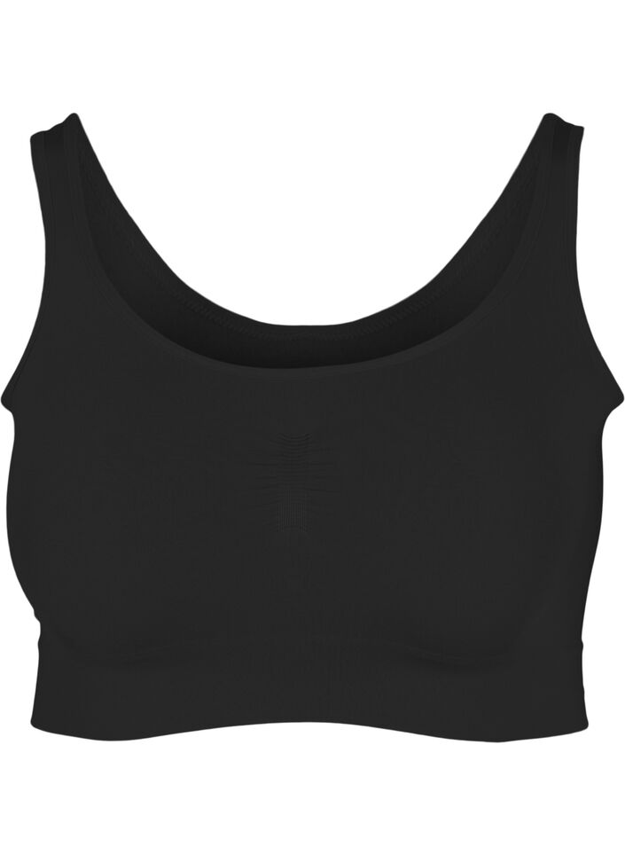 Soutien-gorge souple sans rembourrage, Noir, Packshot image number 0