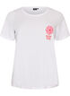 T-shirt imprim&eacute;, Blanc, Packshot image number 0