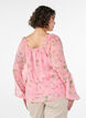 Chemisier en mousseline avec imprim&eacute; floral et manches longues, Rose, Model image number 2