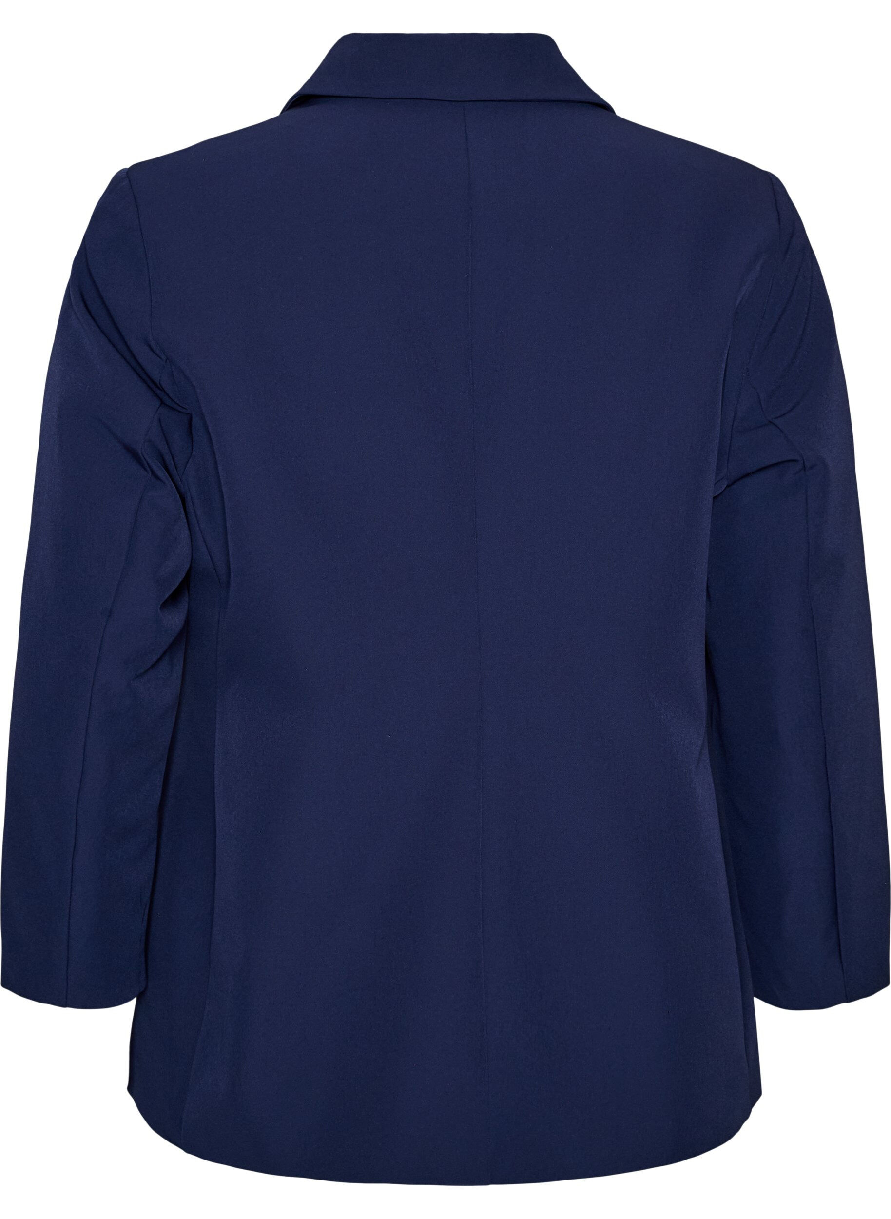ZizziBlazer classique avec fermeture boutonn&eacute;e, Bleu, Packshot image number 1