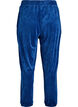 Pantalon en velours avec motif gaufr&eacute;, Bleu, Packshot image number 1