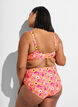 Haut de bikini avec armatures et imprim&eacute;, Orange, Model image number 2