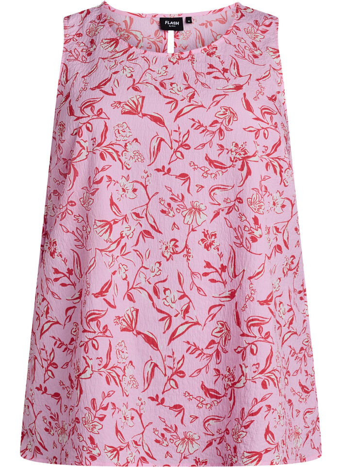 FLASH - Haut sans manches et textur&eacute;, Rose poudr&eacute;e, Packshot image number 0