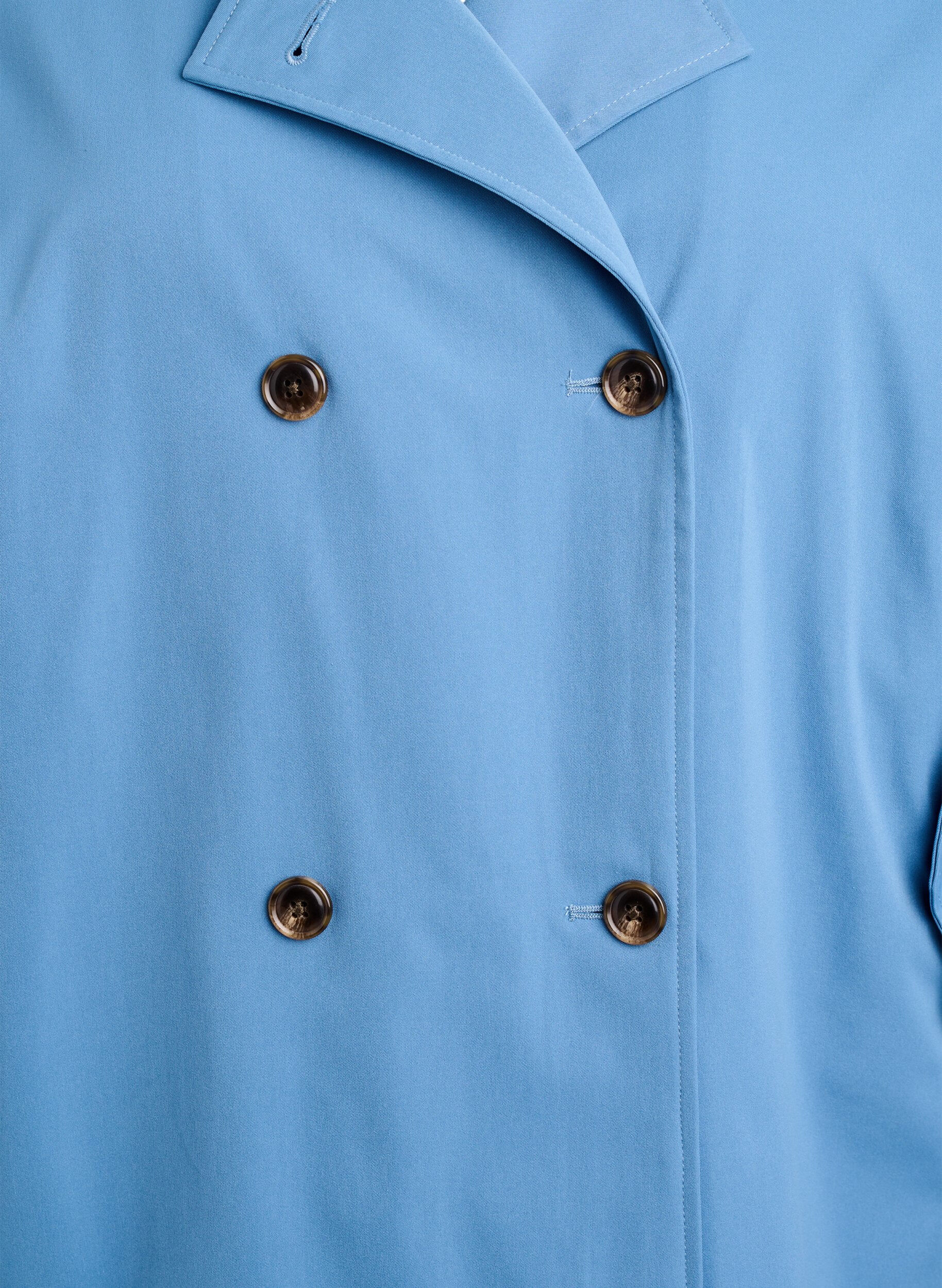 Zizzi Trench court avec poches, Bleu, Packshot image number 2