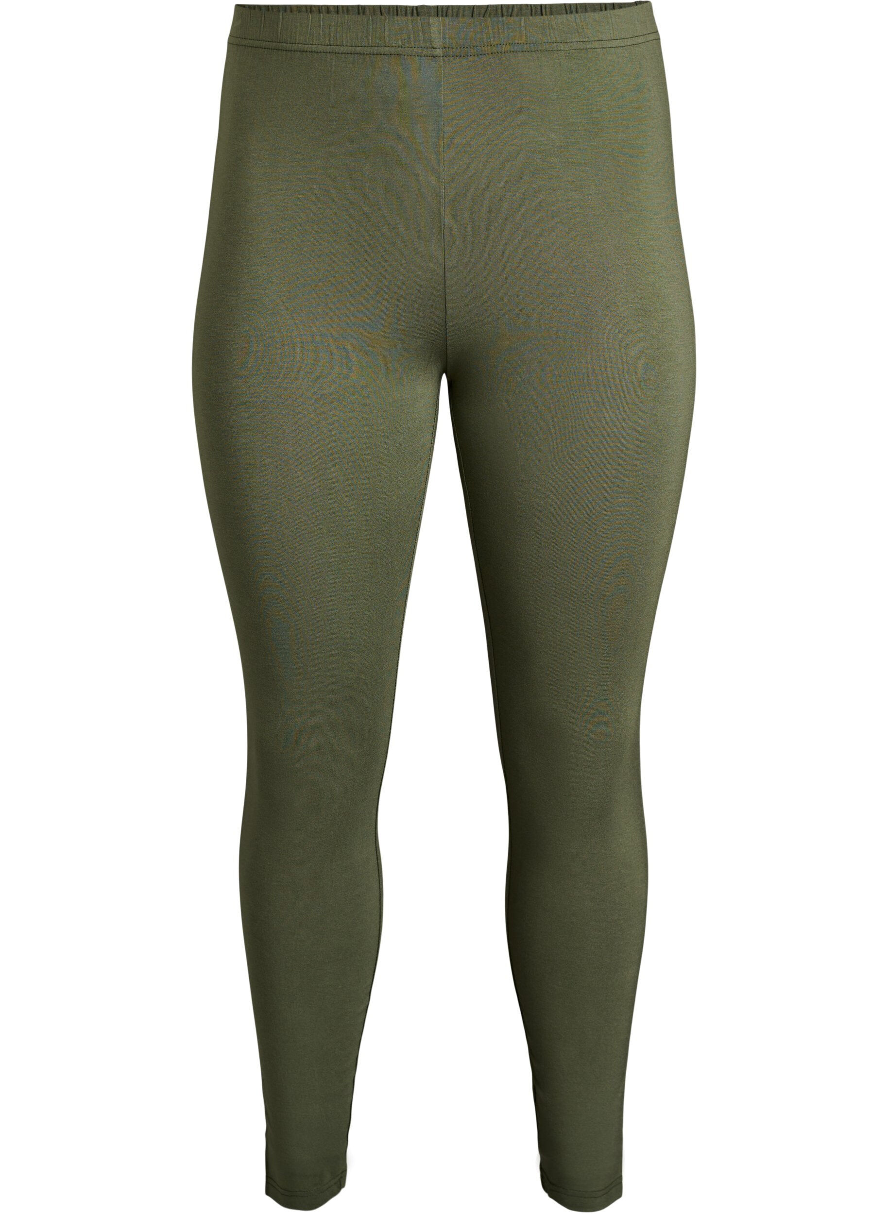 Zizzi Leggings basiques en viscose, Vert, Packshot image number 0
