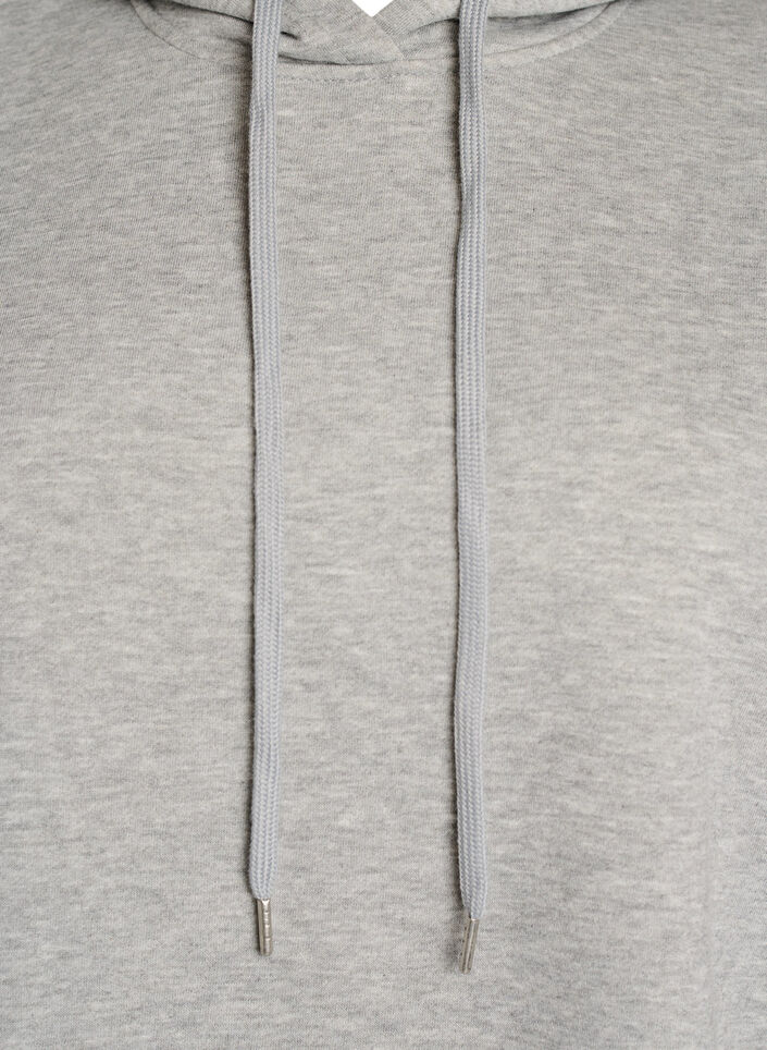 Gilet de sweat &agrave; capuche avec &eacute;paulettes, Gris, Packshot image number 2
