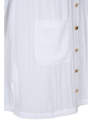 Chemise longue à manches 3/4, Bright White, Packshot image number 3