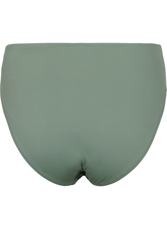 Culotte de bikini Tai à taille régulière, Vert clair, Packshot image number 1