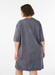 Robe T-shirt ample avec effet d&eacute;lav&eacute;, Gris, Model image number 2