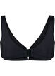 Haut de bikini avec armature en V et coussinets amovibles, Noir, Packshot image number 1
