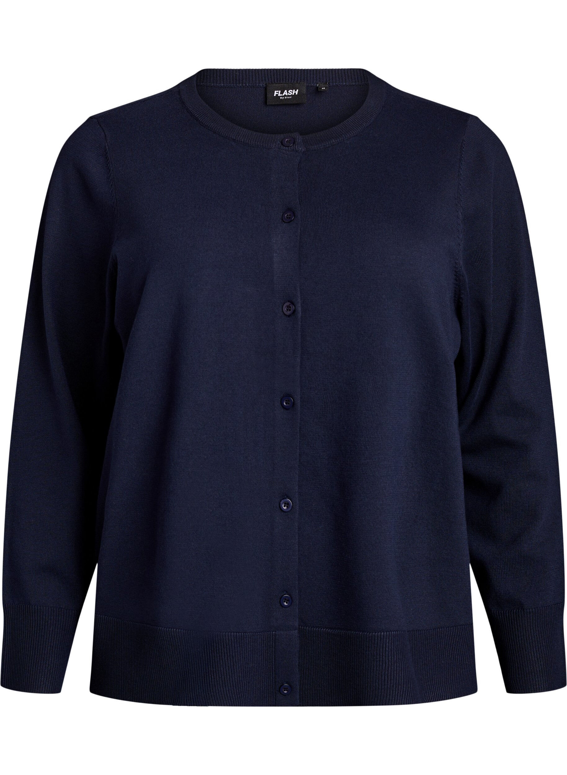FLASH - Cardigan en maille fine avec col rond