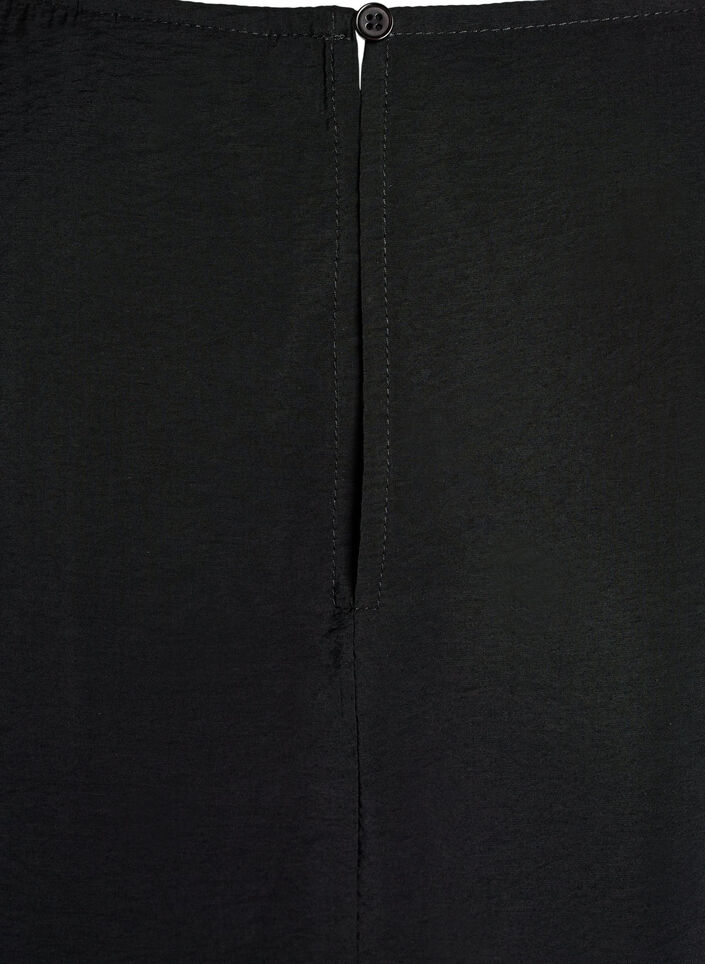 Tunique en viscose avec dentelle, Noir, Packshot image number 3