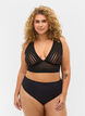 Culotte coupe normale avec mesh, Black, Model image number 0