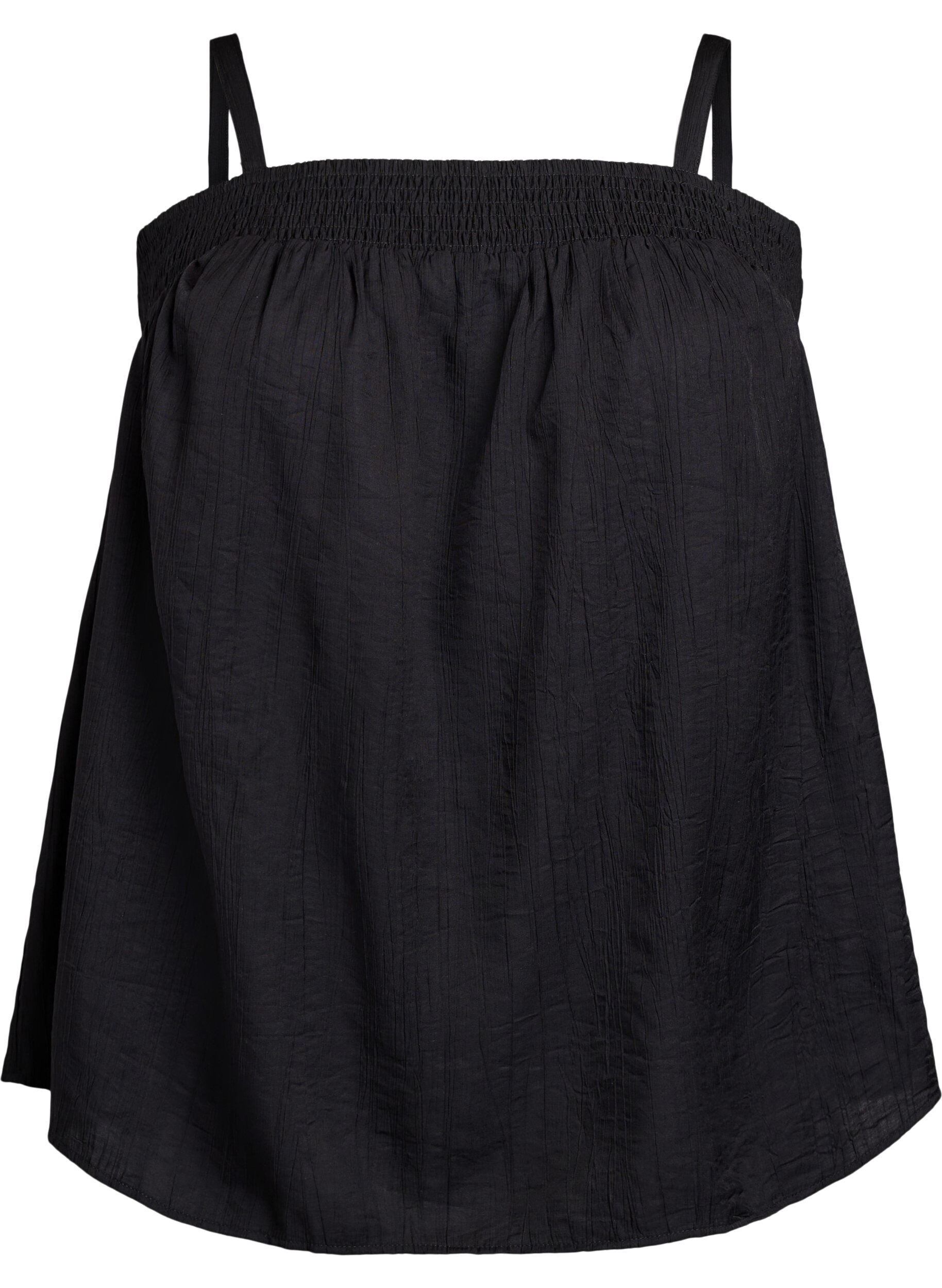 Haut en viscose avec fines bretelles