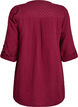 Tunique en mousseline de coton avec broderie anglaise, Bordeaux fonc&eacute;, Packshot image number 1
