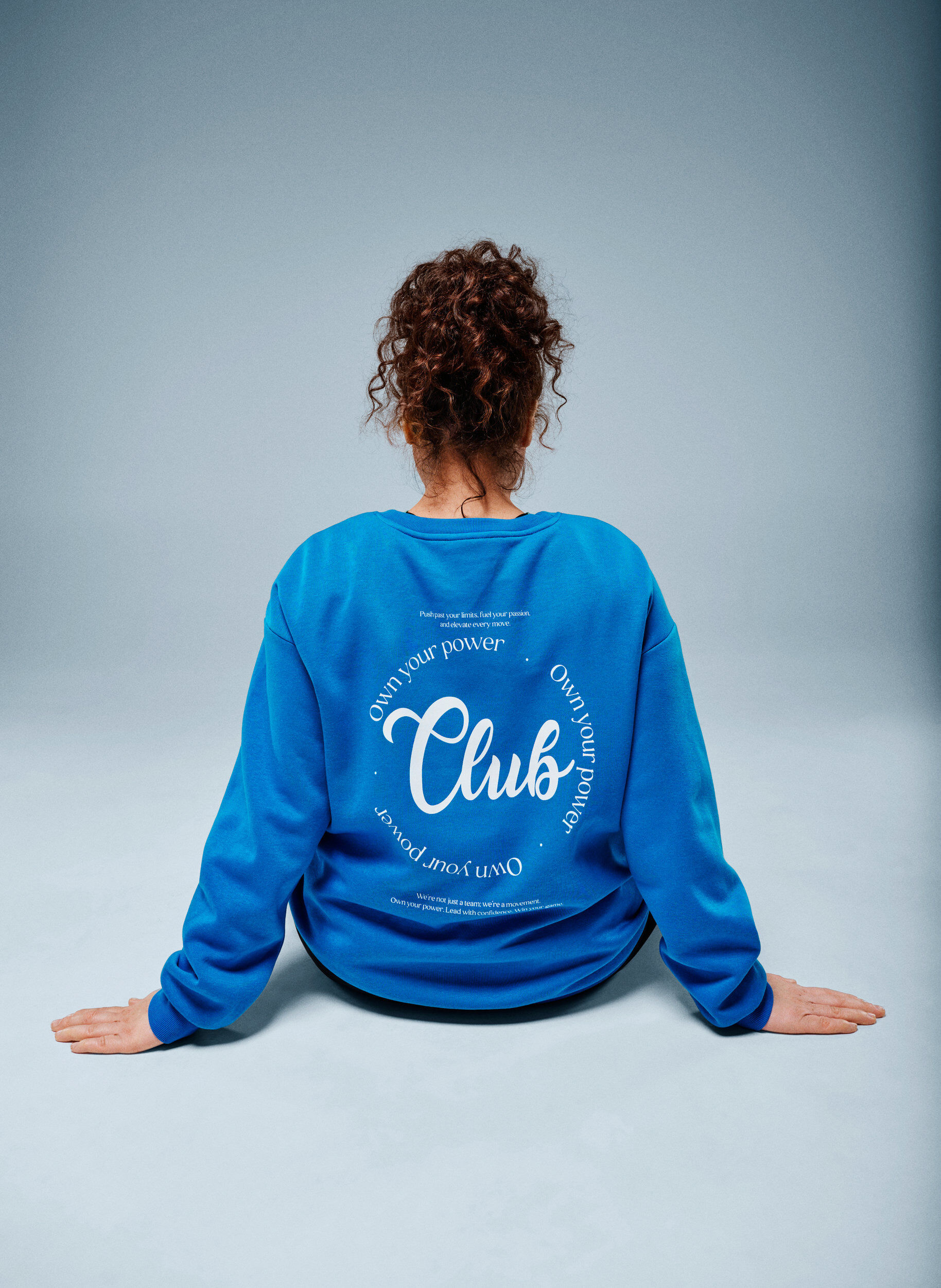 Sweatshirt avec imprim&eacute; texte