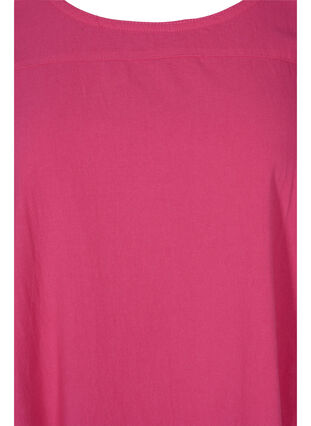 Robe en coton à manches courtes, Beetroot Purple, Packshot image number 2