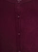 Cardigan en tricot avec col rond et boutons, Bordeaux, Packshot image number 2