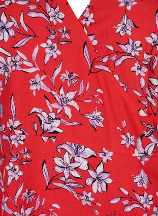 FLASH - Robe portefeuille à manches courtes, Poinsettia Flower, Packshot image number 2