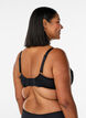 Soutien-gorge embo&icirc;tant avec dentelle et microfibre, Noir, Model image number 2