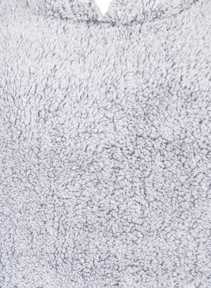 Robe en peluche surdimensionnée avec poche, Grey Melange, Packshot image number 2