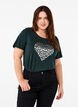 FLASH – T-shirt avec motif, Vert foncé, Model image number 0