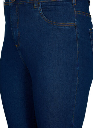 FLASH - Jean taille haute avec coupe bootcut, Blue denim, Packshot image number 2