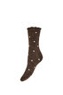 Chaussettes en coton avec des motifs, Marron, Packshot image number 0