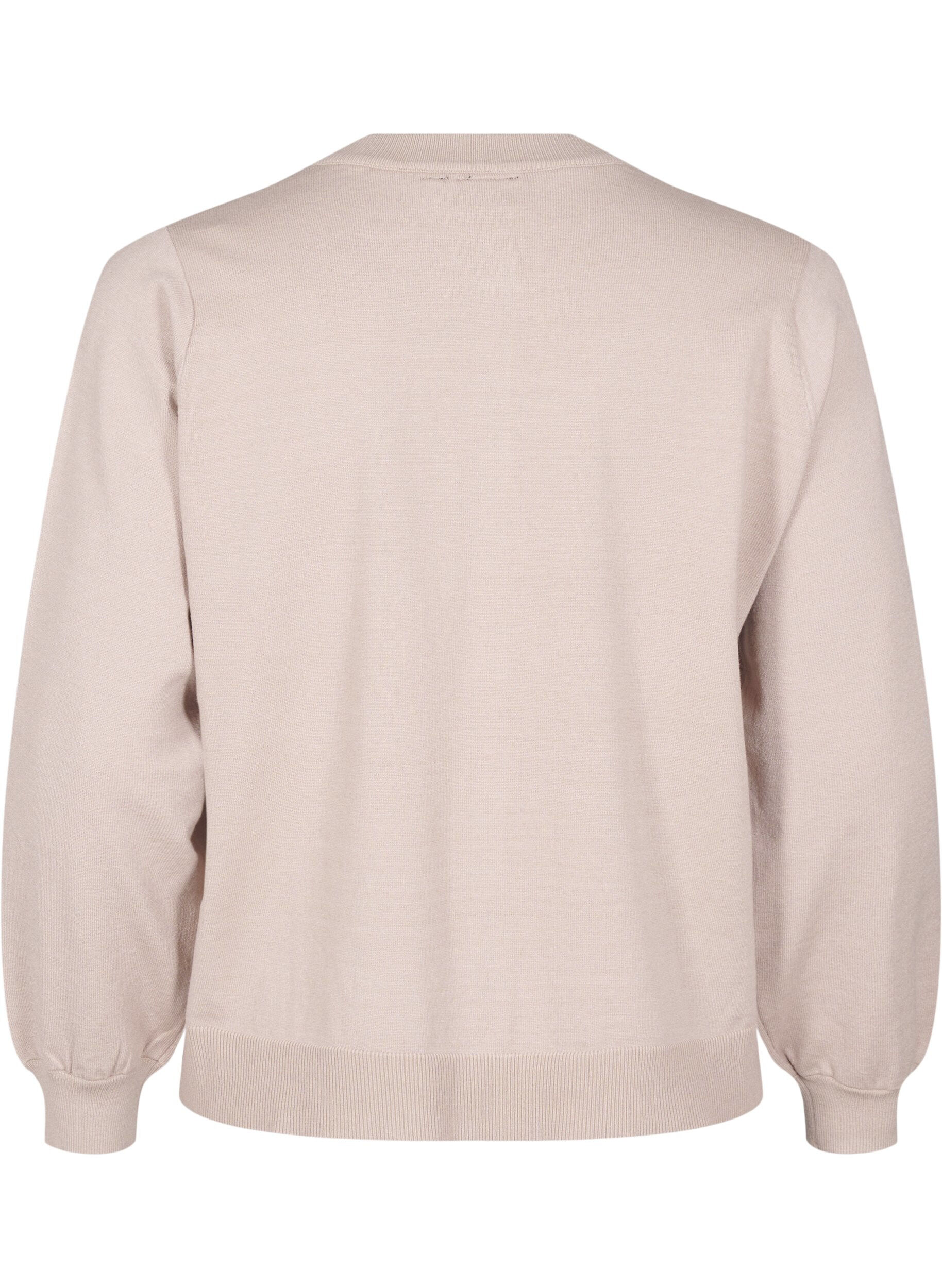 Zizzi Cardigan tricot&eacute; avec n&oelig;uds, Simply T. Black Bows, Packshot image number 1