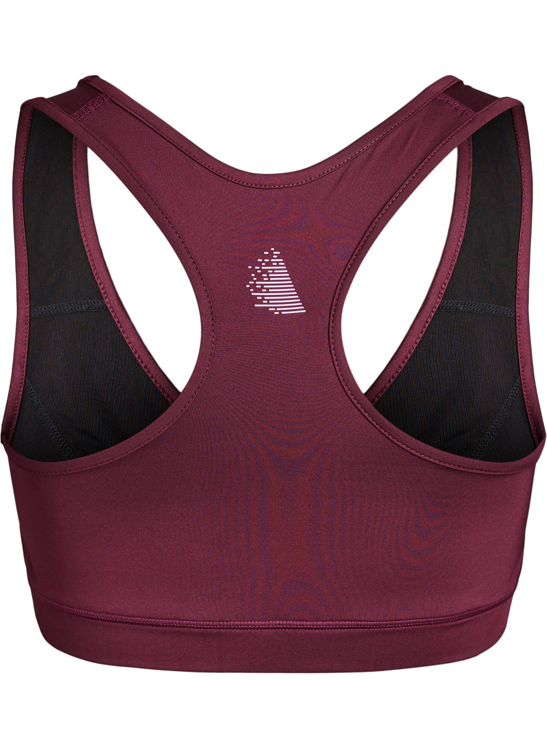 ZizziBrassi&egrave;re de sport avec dos nageur, Bordeaux, Packshot image number 1