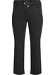 Jeans Gemma taille haute coupe droite, Noir, Packshot image number 0