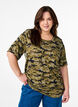 T-shirt avec TENCEL&trade; Lyocell et impression camouflage, Vert, Model image number 0