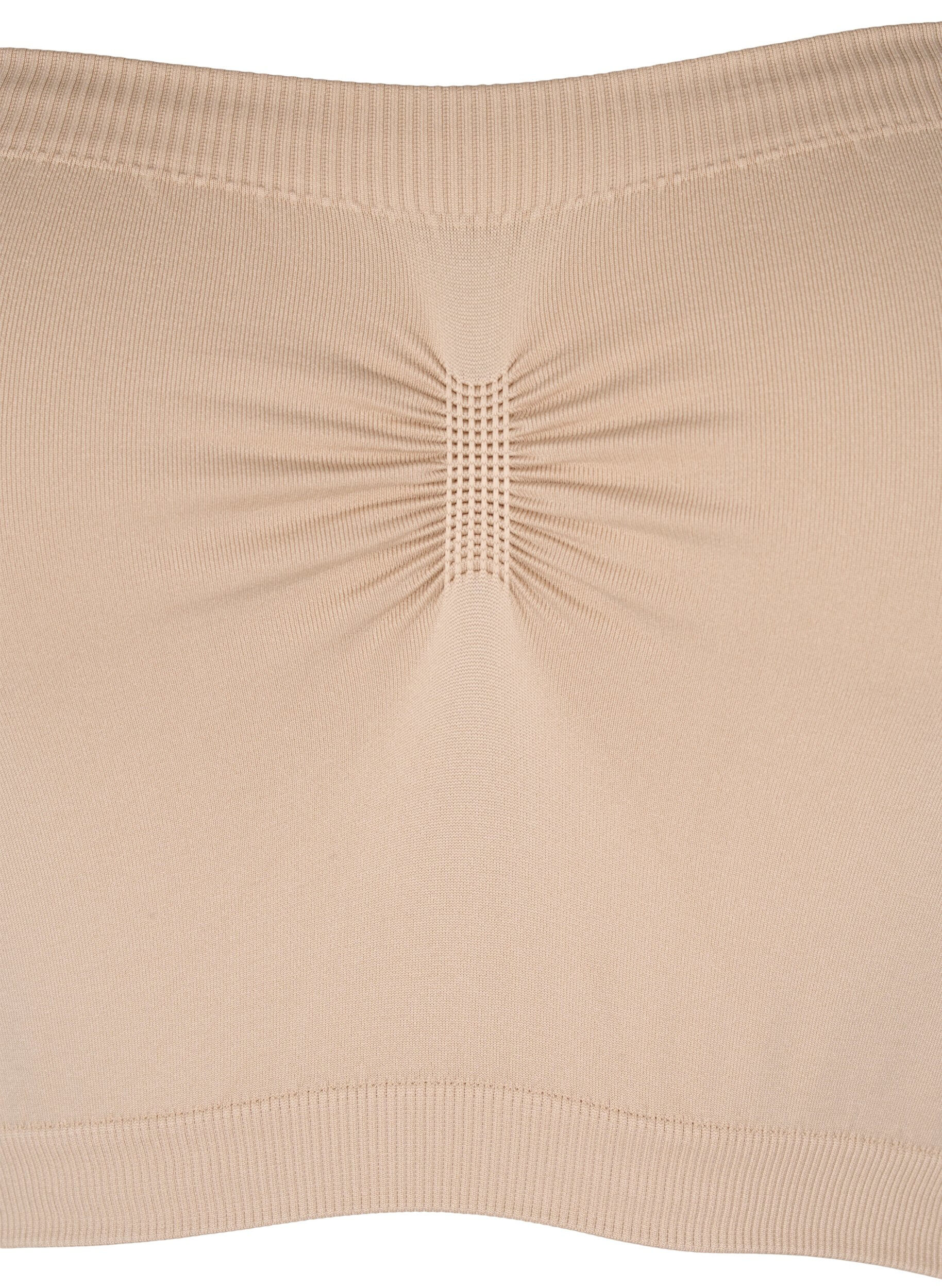 ZizziSoutien-gorge bandeau, Beige, Packshot image number 2