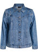 Veste en jean avec manches amovibles, Bleu Clair, Packshot image number 0