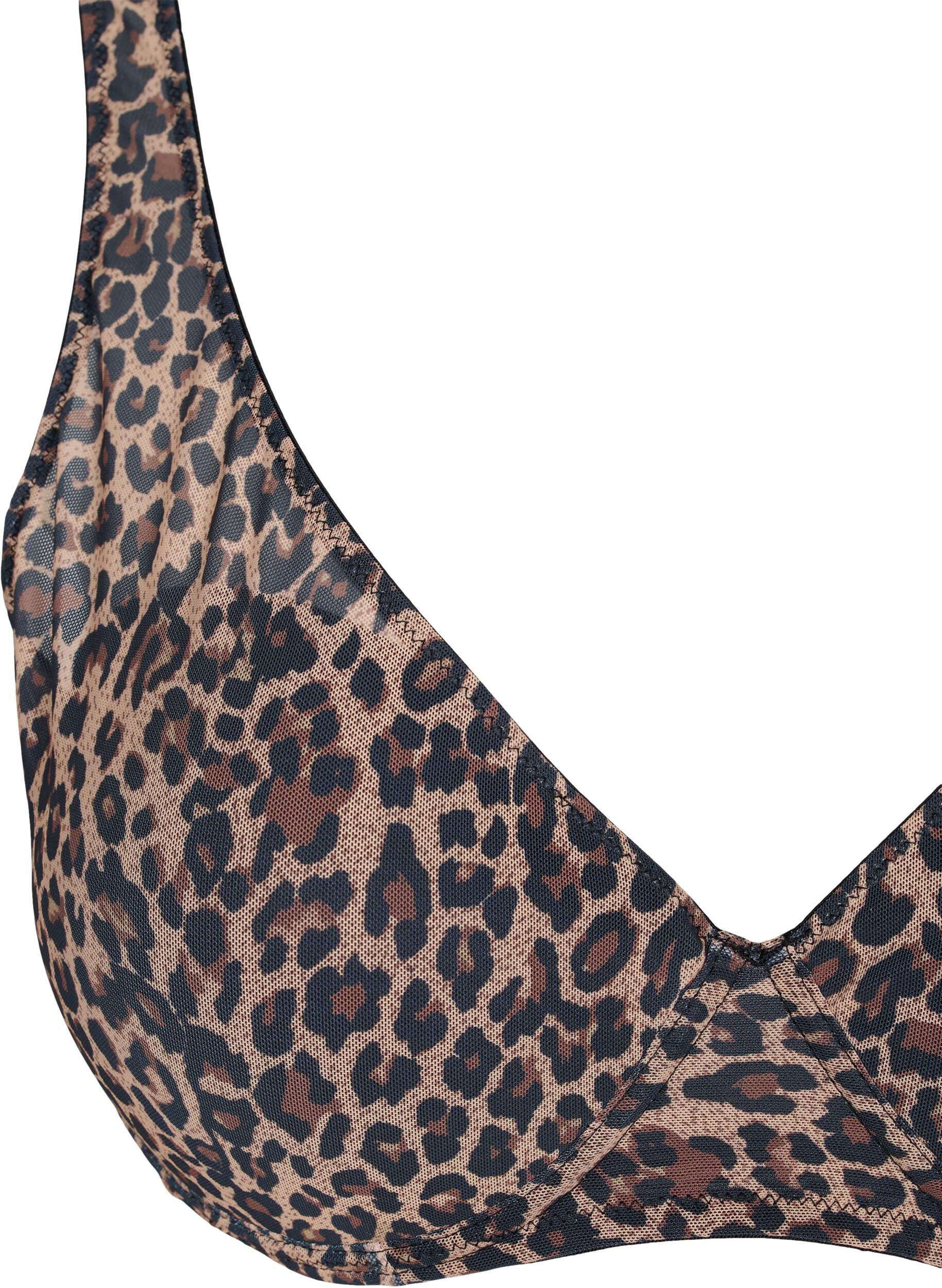 Zizzi Soutien-gorge avec inserts amovibles, Black Leo AOP, Packshot image number 2