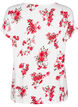 T-shirt avec imprimé floral, Rouge, Packshot image number 1