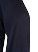 Long cardigan tricot&eacute; dans un m&eacute;lange de viscose, Bleu, Packshot image number 2
