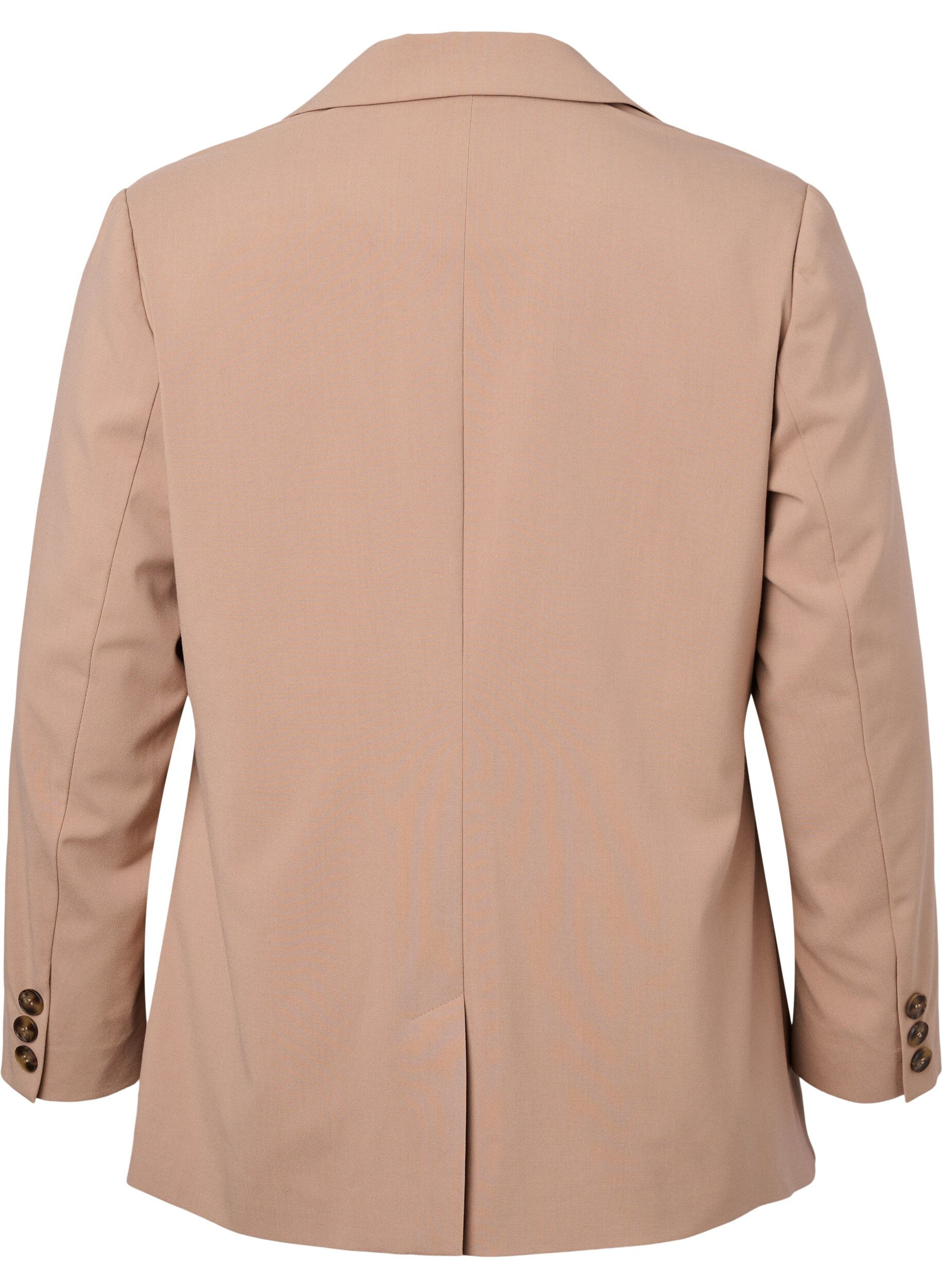Zizzi Blazer classique avec fermeture &agrave; boutons, Amphora, Packshot image number 1