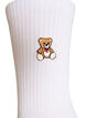 Chaussettes en coton avec motif, Blanc, Packshot image number 2