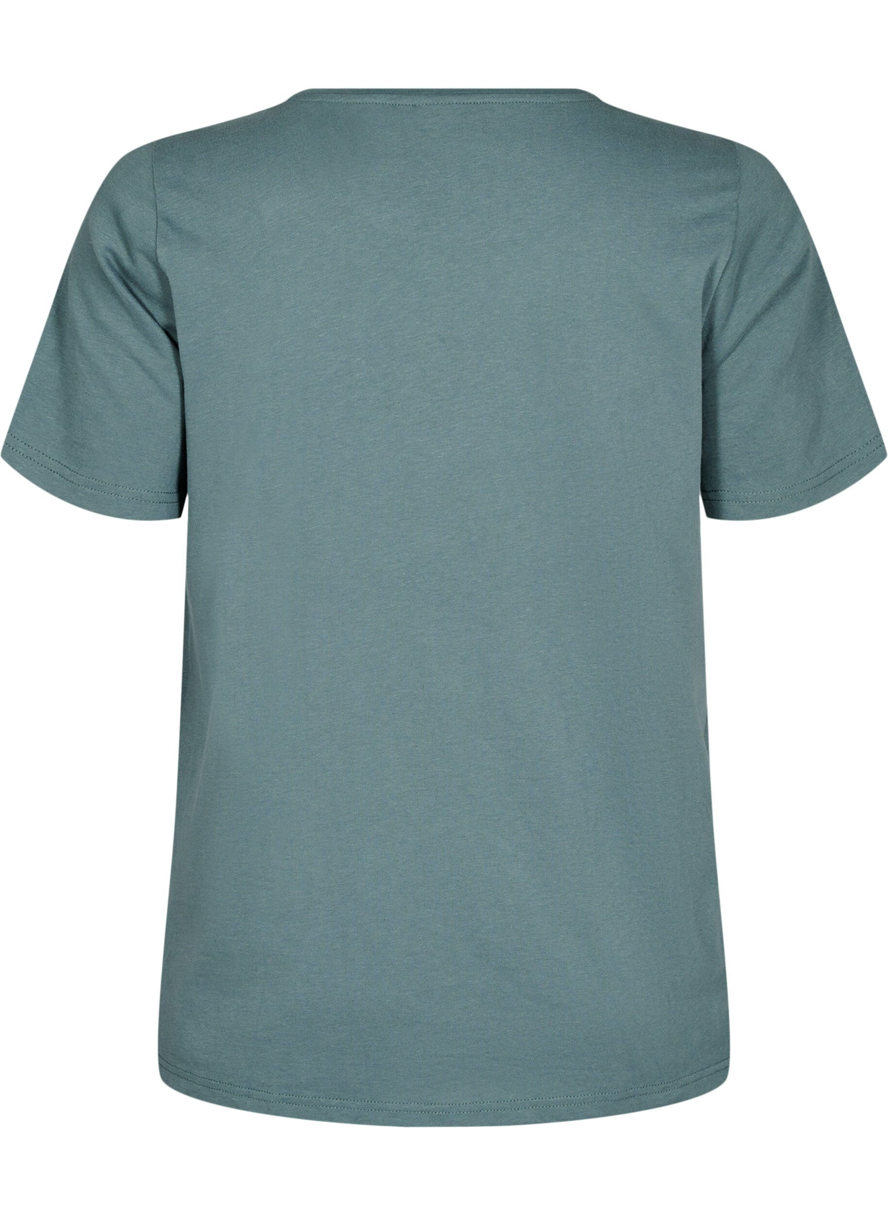Zizzi FLASH - T-shirt avec motif, Vert clair, Packshot image number 1